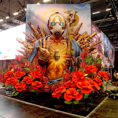 Rosen – 2K Messestand 